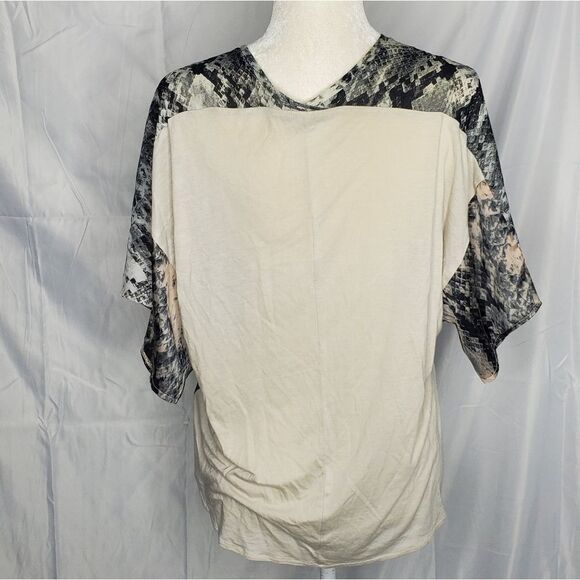 ZARA snake print shirt oversized boxy tee top S - Picture 5 of 9
